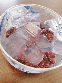 寒天入り☆冷しぜんざい-レシピのメイン写真