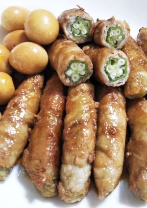 冷凍オクラで☆オクラの肉巻き☆-レシピのメイン写真