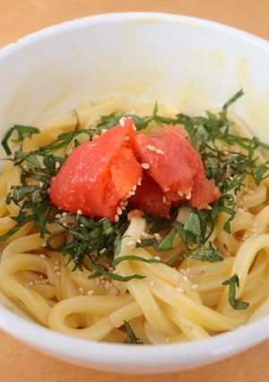 ずぼら☆たらこバター玉子うどん-レシピのメイン写真