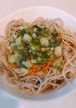 さっぱりと栄養豊富!山形のだしの納豆そば-レシピのメイン写真