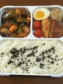 なすピーマントマト フードマン800弁当-レシピのメイン写真
