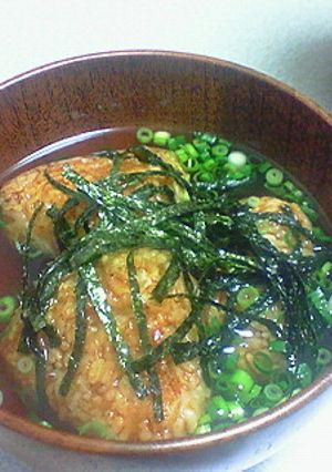 冷凍焼きおにぎりでお茶漬け♪-レシピのメイン写真