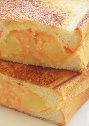 明太マヨポテト×チーズのホットサンド-レシピのメイン写真