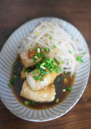 ＊節約＊厚揚げの肉巻きオイスターソース煮-レシピのメイン写真