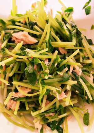 豆苗サラダ-レシピのメイン写真