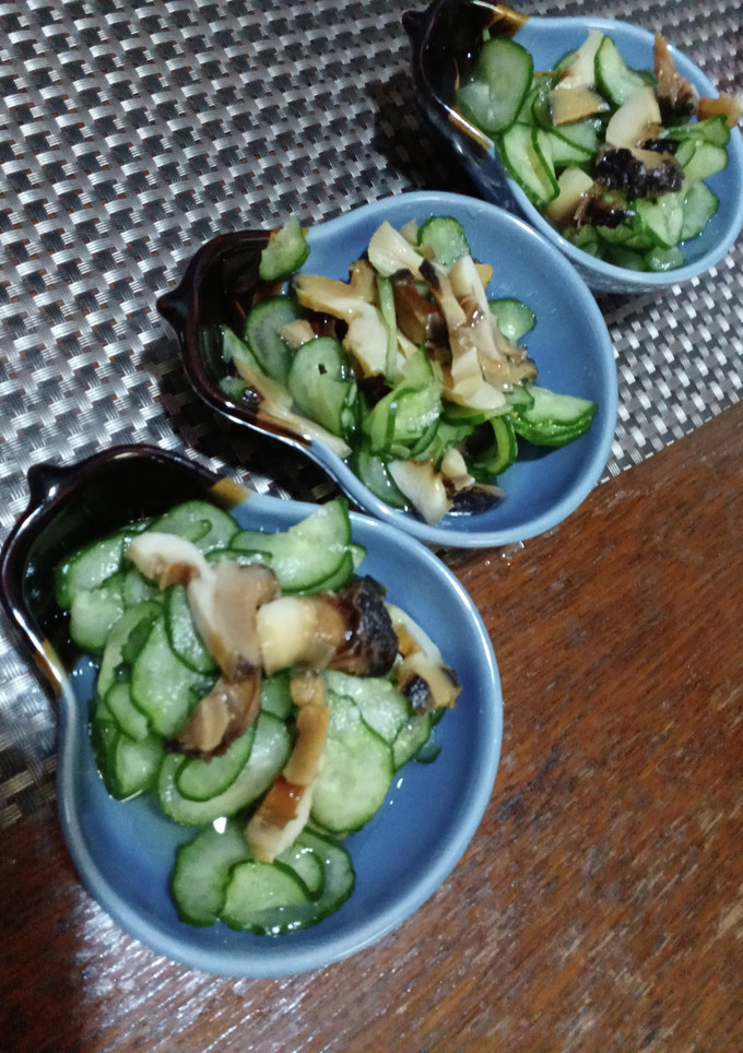 きゅうりとサザエの酢の物-レシピのメイン写真
