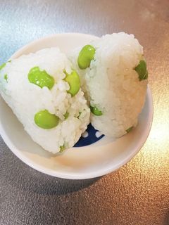 枝豆おにぎり-レシピのメイン写真