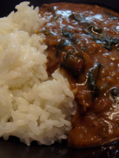 ほうれん草とひき肉の絶品カレー-レシピのメイン写真