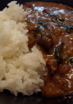 ほうれん草とひき肉の絶品カレー-レシピのメイン写真