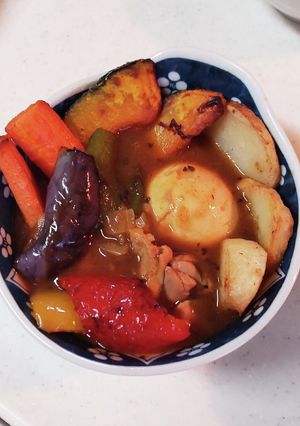 夏野菜スープカレー-レシピのメイン写真