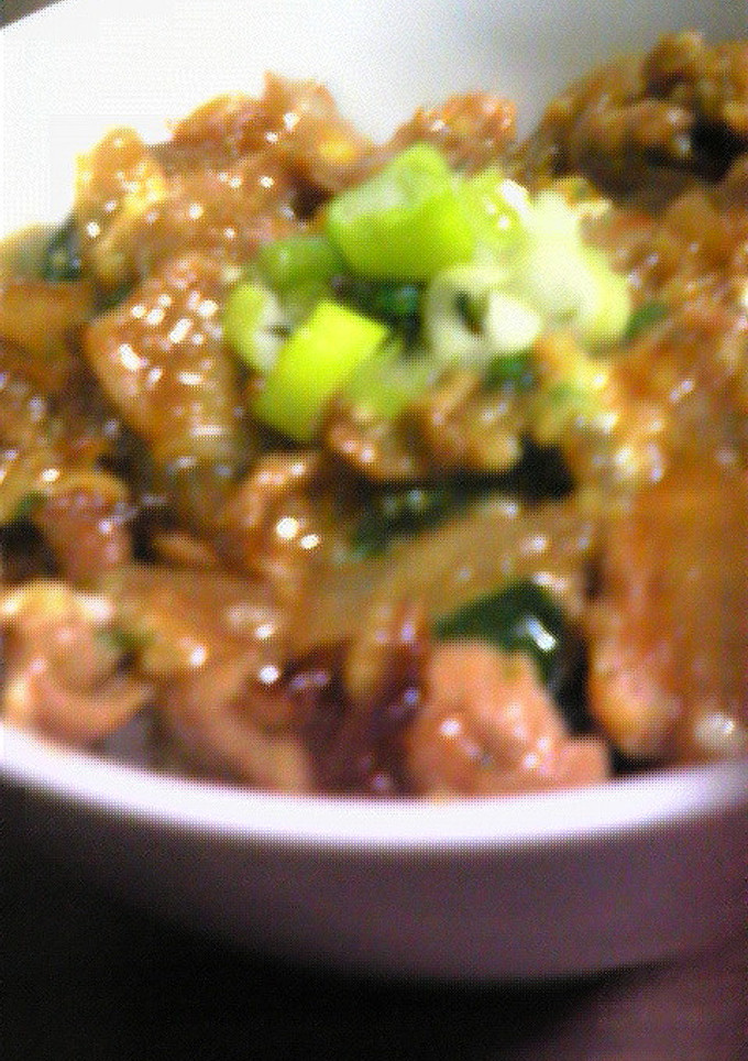 他人丼風焼き肉のたれ丼？？？-レシピのメイン写真