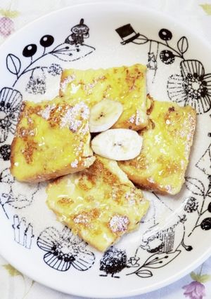 バナナフレンチトースト-レシピのメイン写真