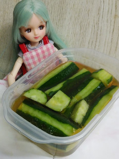 リカちゃん♡まりえさん薦きゅうりの出汁漬-レシピのメイン写真