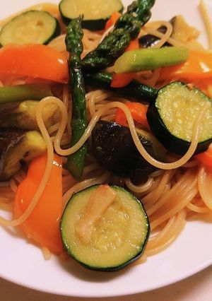 夏野菜のパスタ-レシピのメイン写真