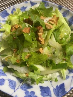 胡瓜と セロリと パクチーサラダ-レシピのメイン写真