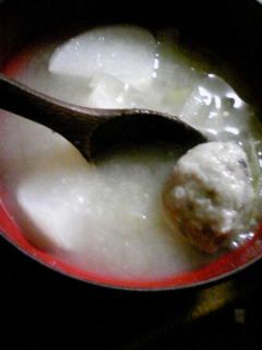 蕪と鰯ツミレのあったかお味噌汁-レシピのメイン写真