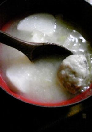 蕪と鰯ツミレのあったかお味噌汁-レシピのメイン写真