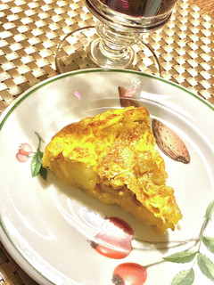 焼き芋でササっとスペイン風オムレツ-レシピのメイン写真