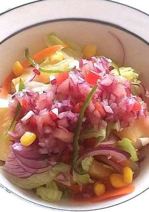 お花畑の甘～いサラダ♪-レシピのメイン写真