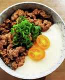 夏も元気！《麦とろご飯★お肉プラス♪》