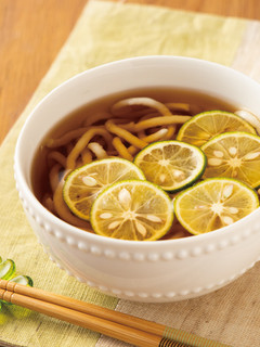 すっきり爽やかすだちうどん-レシピのメイン写真
