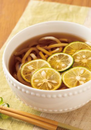 すっきり爽やかすだちうどん-レシピのメイン写真