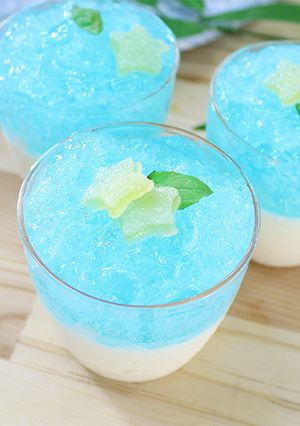 キラぷるソーダ味☆簡単七夕ゼリー-レシピのメイン写真