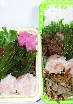 【夫婦弁当236】牛肉とししとう旨照炒め-レシピのメイン写真