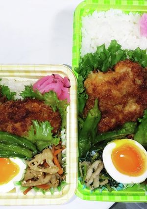 【夫婦弁当237】ブリカツと副菜各種-レシピのメイン写真