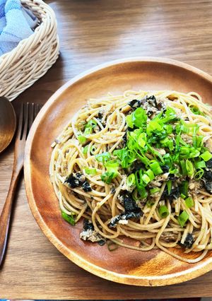 鯖と海苔パスタ-レシピのメイン写真