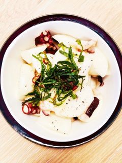 たことカブのペペロンチーノ風マリネ-レシピのメイン写真