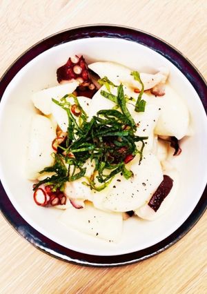 たことカブのペペロンチーノ風マリネ-レシピのメイン写真