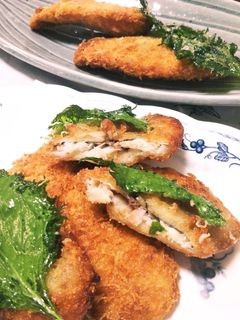鯵フライ に 大葉巻き-レシピのメイン写真