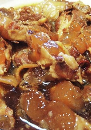 圧力鍋で豚バラ軟骨(軟骨ソーキ)の煮付け-レシピのメイン写真