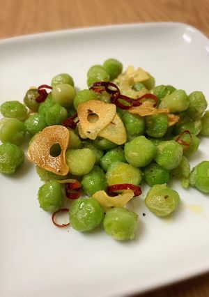 しお豆のアーリオオーリオペペロンチーノ-レシピのメイン写真