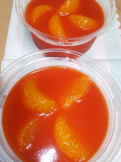 野菜ジュースでみかん寒天-レシピのメイン写真