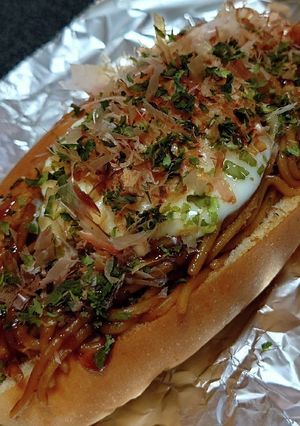 市販の焼きそばパンアレンジ-レシピのメイン写真