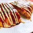 節約☆豆腐そぼろともやしのとん平焼き風