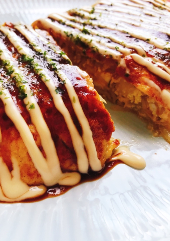 節約☆豆腐そぼろともやしのとん平焼き風-レシピのメイン写真