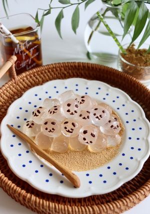 レンジで簡単☆きゃらびもち-レシピのメイン写真