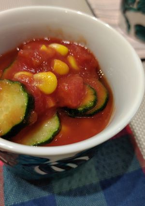 胡瓜のトマト缶和え-レシピのメイン写真