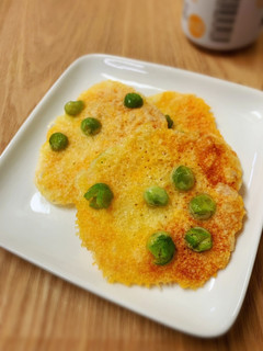 レンジで簡単♪しお豆のチーズせんべい-レシピのメイン写真