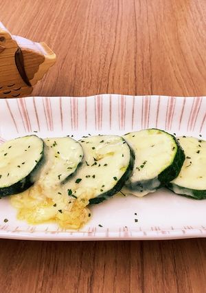 【大崎市】ズッキーニのチーズ焼き【簡単】-レシピのメイン写真