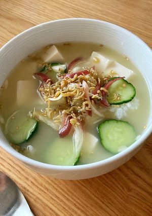 かんたん冷や汁風ぶっかけご飯-レシピのメイン写真
