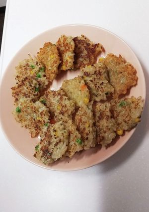 手掴み食べに！余ったごはんでおやき-レシピのメイン写真