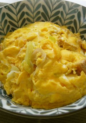 材料3つ☆お手軽衣笠丼-レシピのメイン写真