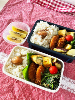 20220706娘ちゃん息子くんのお弁当-レシピのメイン写真