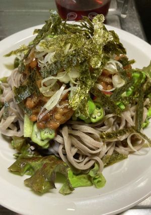 大根おろしと納豆の冷たい蕎麦-レシピのメイン写真
