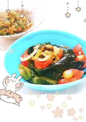 わかめとたまトマのさっぱり夏サラダ-レシピのメイン写真