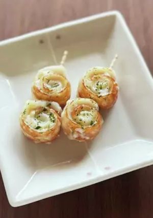 お弁当に♪ちくわくるくるの磯辺マヨ焼き-レシピのメイン写真